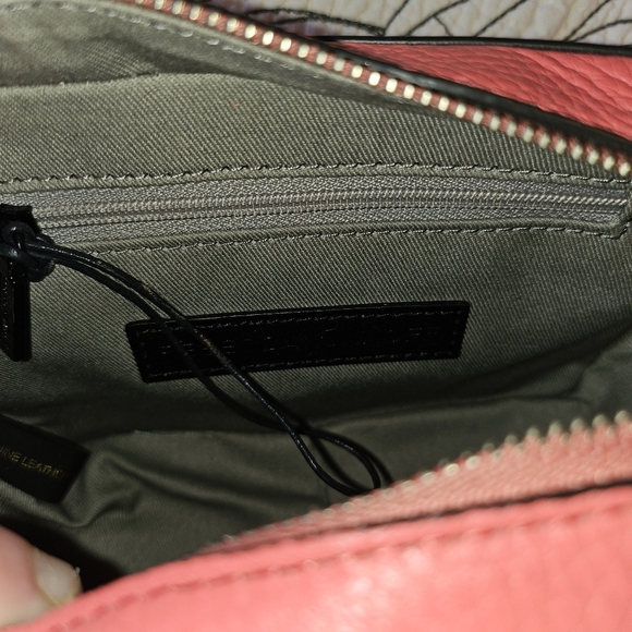 EUC Rebecca Minkoff Zip Moto Camera Bag Coral Pink - Picture 4 of 13